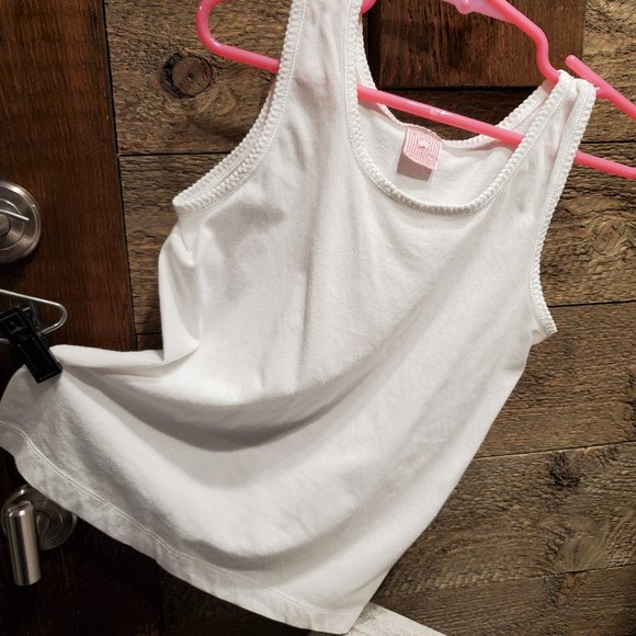 Sleeveless White Tank XXS (3T) Girl - Picture 1 of 3